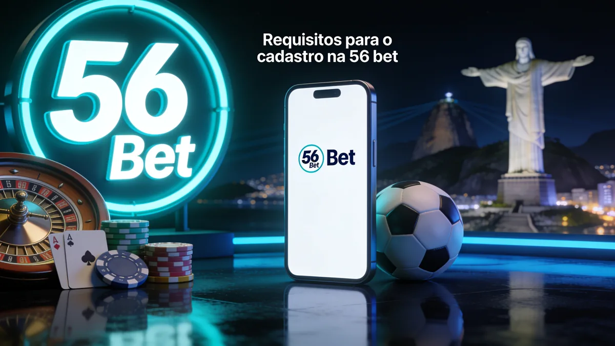 56 bet no Brasil — Requisitos para o cadastro na 56 bet